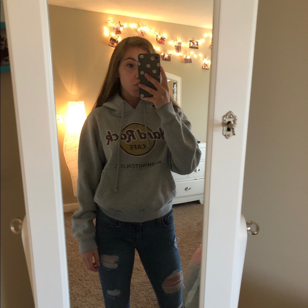 Grey Hard Rock Cafe sweatshirt - Washington, D.C.